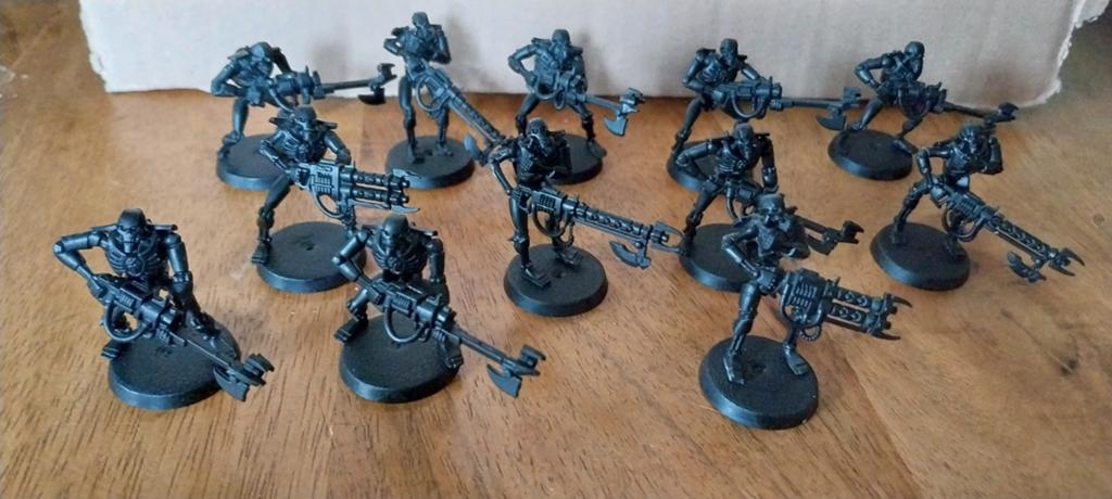 12 Necron Warriors / Immortals - Warhammer 40K, Hobby en Vrije tijd, Wargaming, Ophalen of Verzenden, Gebruikt
