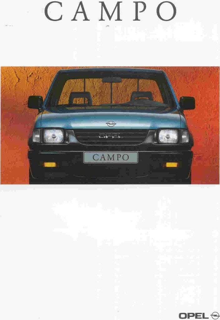 Opel Campo (1997), Ophalen of Verzenden, Nieuw, Opel