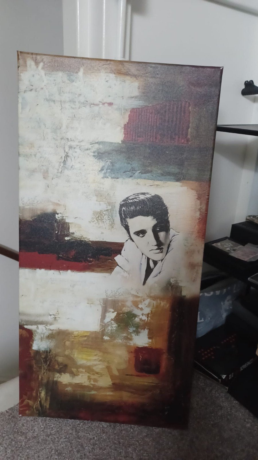 Elvis Presley schilderij., Antiek en Kunst, Ophalen