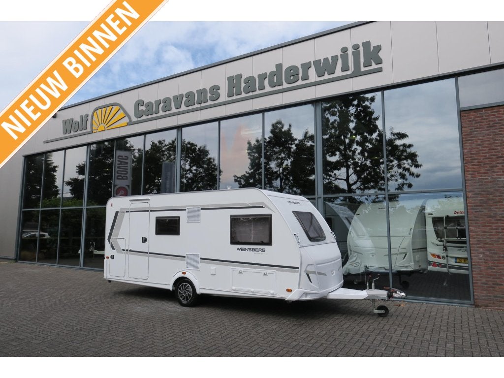 Weinsberg CaraOne Edition HOT 480 QDK Stapelbed vastbed trei, Caravans en Kamperen, Bedrijf, Treinzit, Tot en met 6, 1000 - 1250 kg