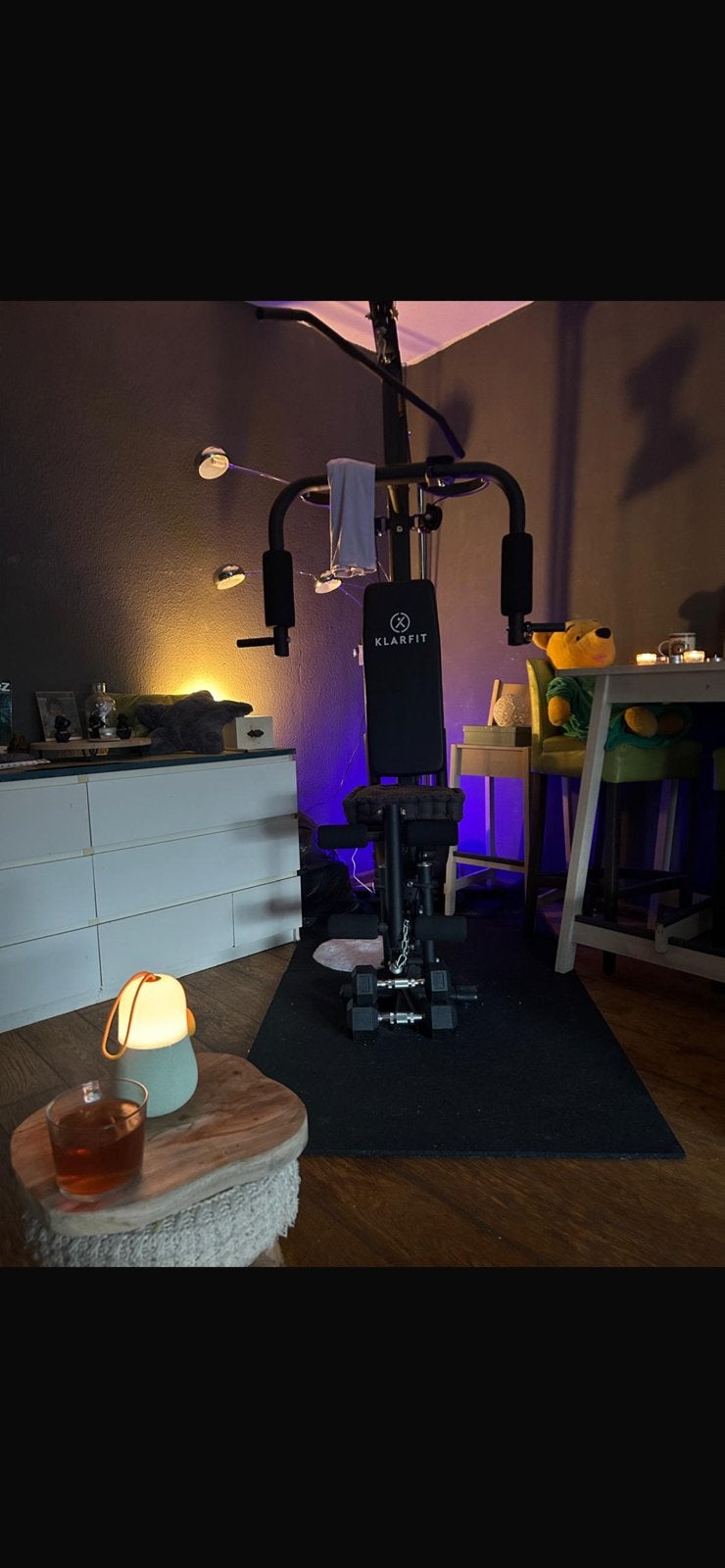 Fitness Klarfit armen schouders benen meerdere apparaten, Ophalen, Overige materialen, Gebruikt, Krachtstation