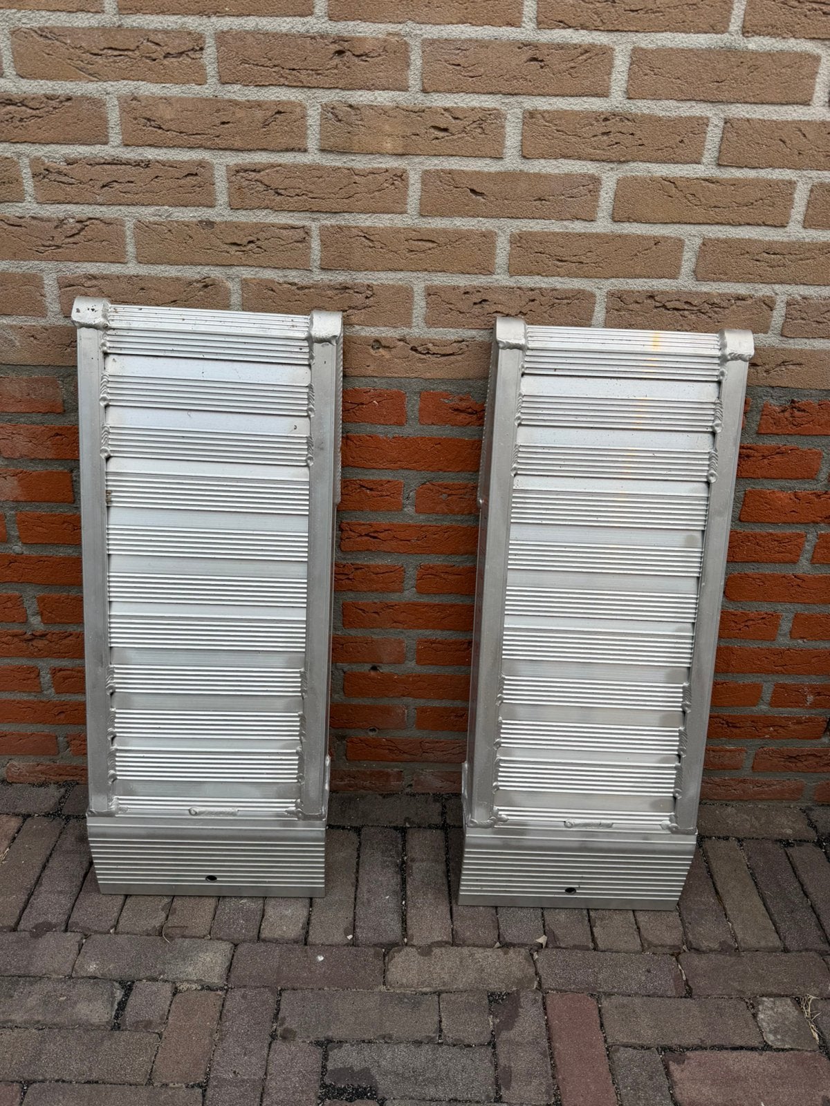 oprijplaten kort aluminium, nog 1 beschikbaar, Ophalen of Verzenden, 4 meter of meer