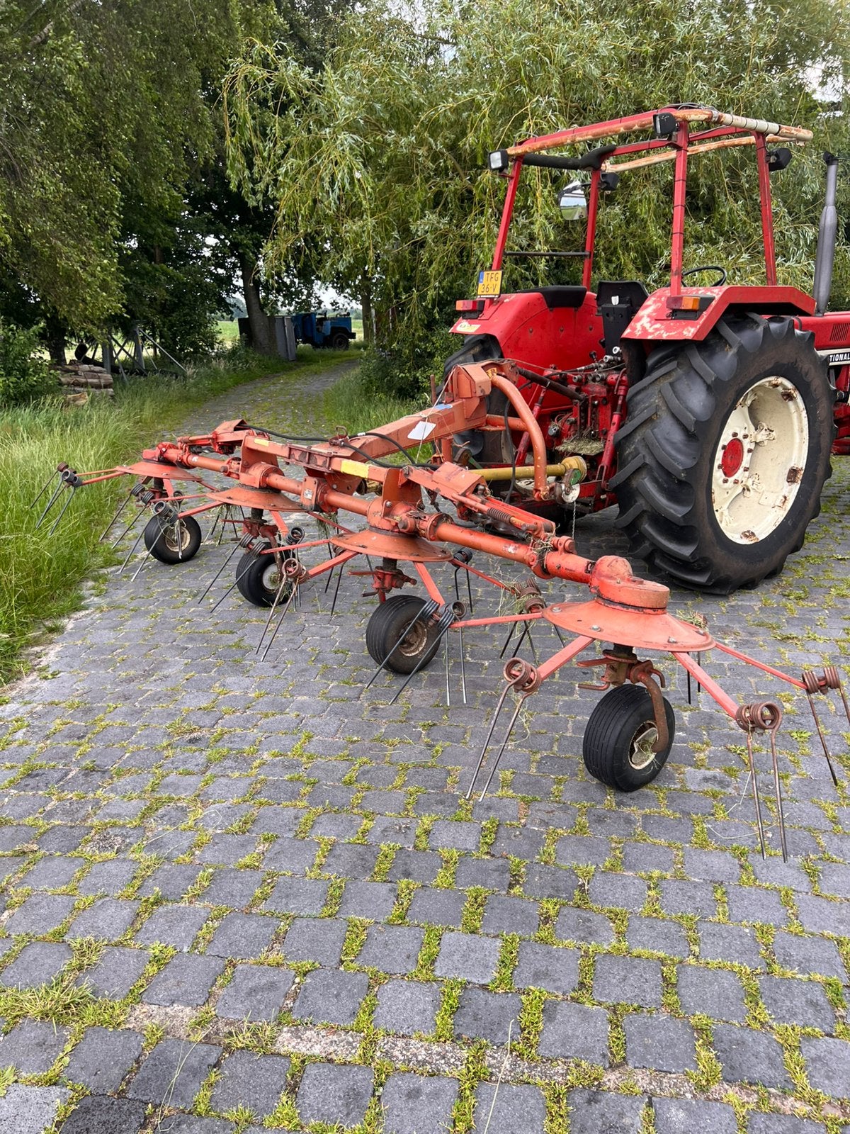 Kuhn 500 hydro schudder, Ophalen, Weidebouw