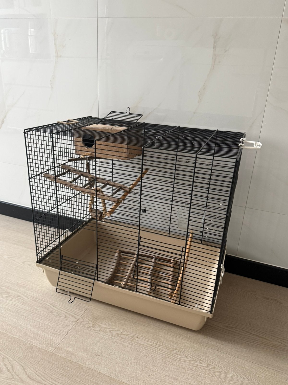 Vogelkooi, Dieren en Toebehoren, Knaagdieren en Konijnen | Hokken en Kooien, Kooi, Minder dan 75 cm, Zo goed als nieuw, Ophalen