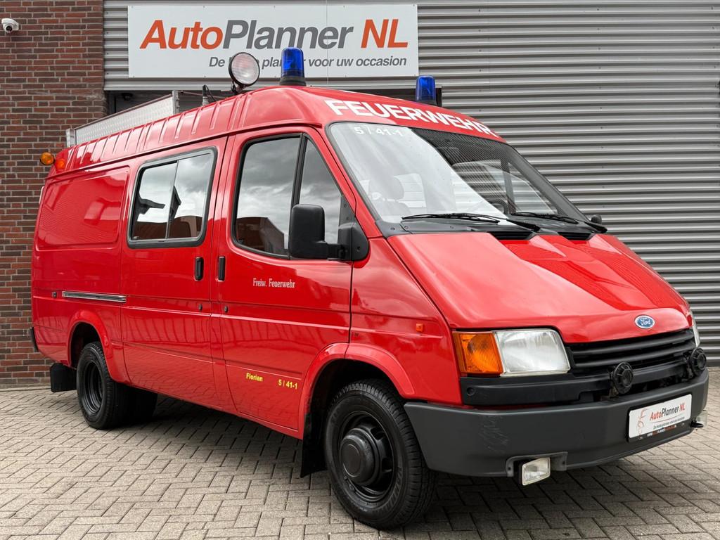 Ford Transit 2.0 Benzine! Ex-Brandweer! 6-Pers.! *17.626KM!*, Gebruikt, Mistlampen, Origineel Nederlands, Handgeschakeld