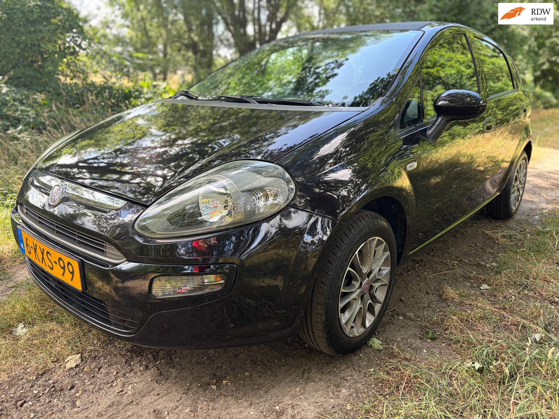 Fiat Punto Evo 1.2 Pop/Airco/P.sensor/Distributie NEW/APK NE, Auto's, Fiat, Voorwielaandrijving, Stof, 4 cilinders, 400 kg