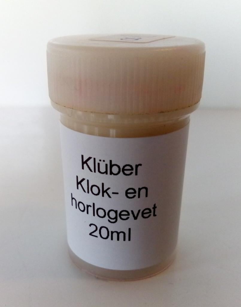 Potje Klüber klokkenvet., Antiek en Kunst, Antiek | Klokken, Ophalen of Verzenden