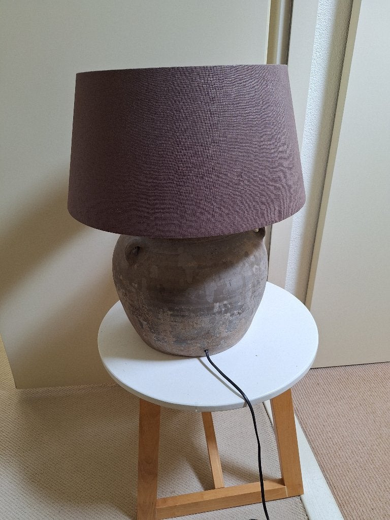 tafel schemerlamp, Ophalen, Met schakelaar, 52 cm, Textiel