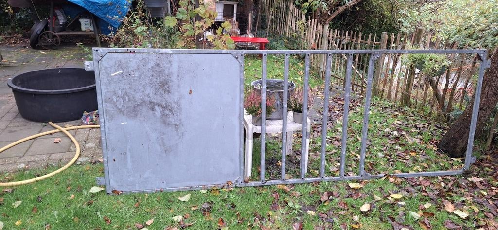 Hekwerk gegalvaniseerd, Tuin en Terras, Ophalen, Gebruikt, 100 cm of meer, Balkon