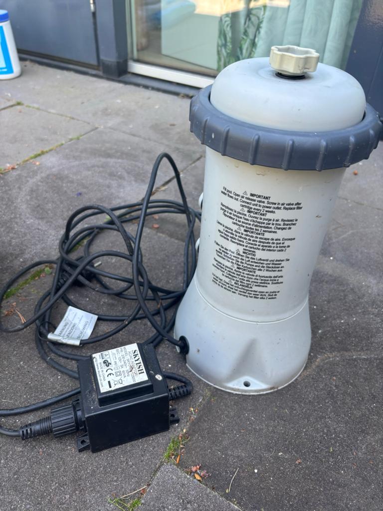 Intex Krystal Clear Filterpomp voor Zwembad, model 604G, Ophalen, Gebruikt, Zwembadpomp