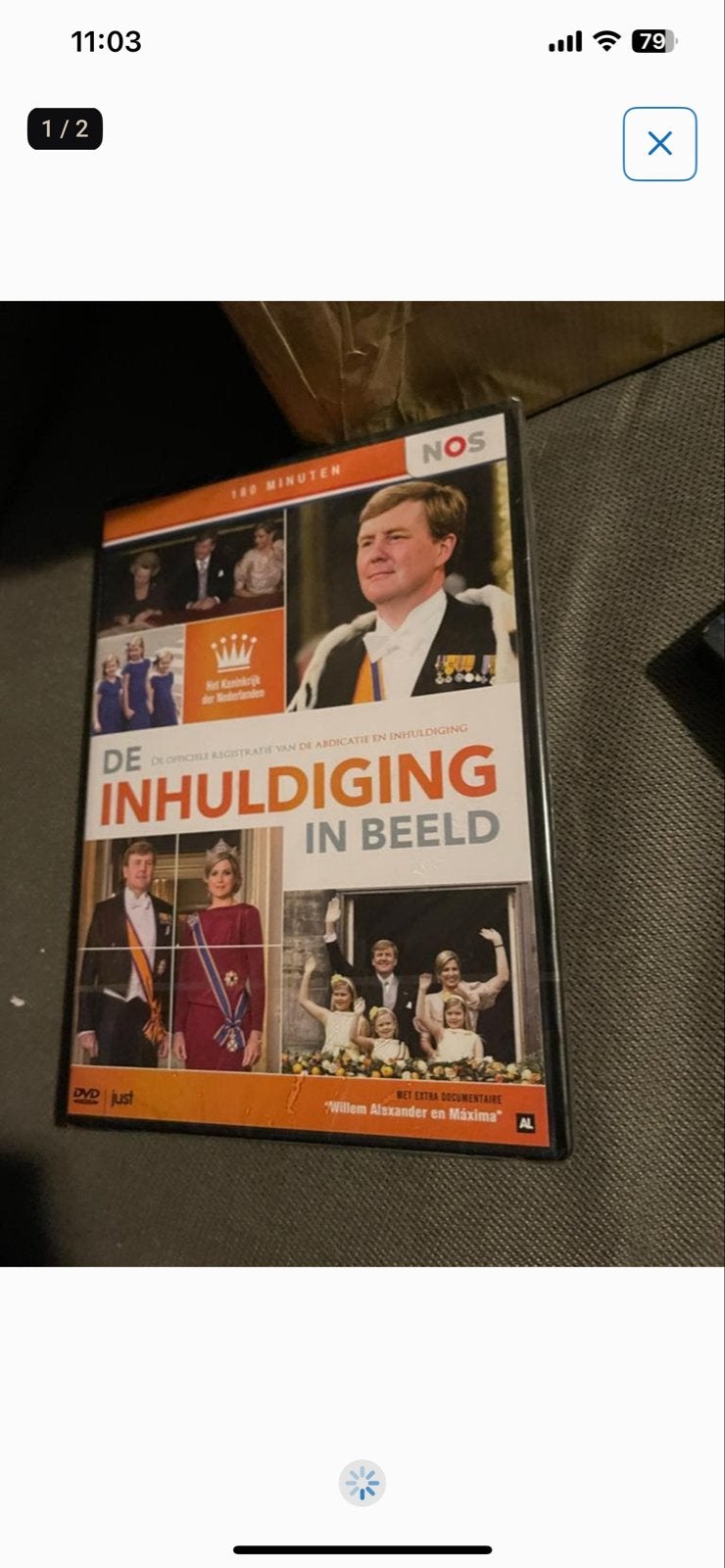 De Inhuldiging in Beeld DVD - Willem-Alexander & Máxima, Alle leeftijden, Nederlands, Nieuw in verpakking, Inclusief doosje