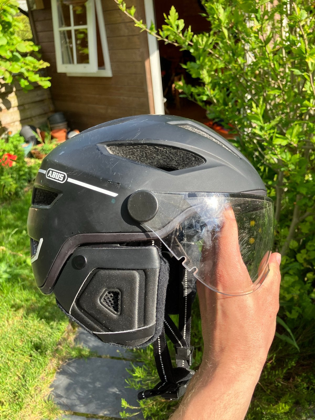 ABUS Pedelec 2.0 ACE fietshelm met vizier, maat M, Ophalen of Verzenden, Gebruikt, M, Heer of Dame