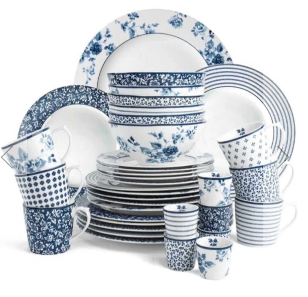 Laura Ashley - Blueprint servies, Ophalen, Overige merken, Zo goed als nieuw, Overige stijlen
