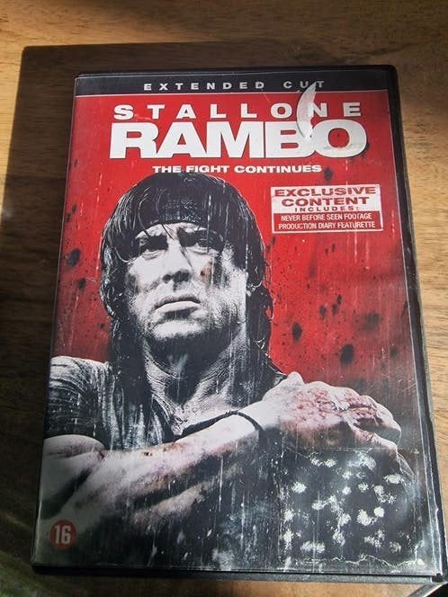 Rambo: The Fight Continues (Extended Cut) DVD, Vanaf 16 jaar, Actiethriller, Ophalen of Verzenden, Gebruikt