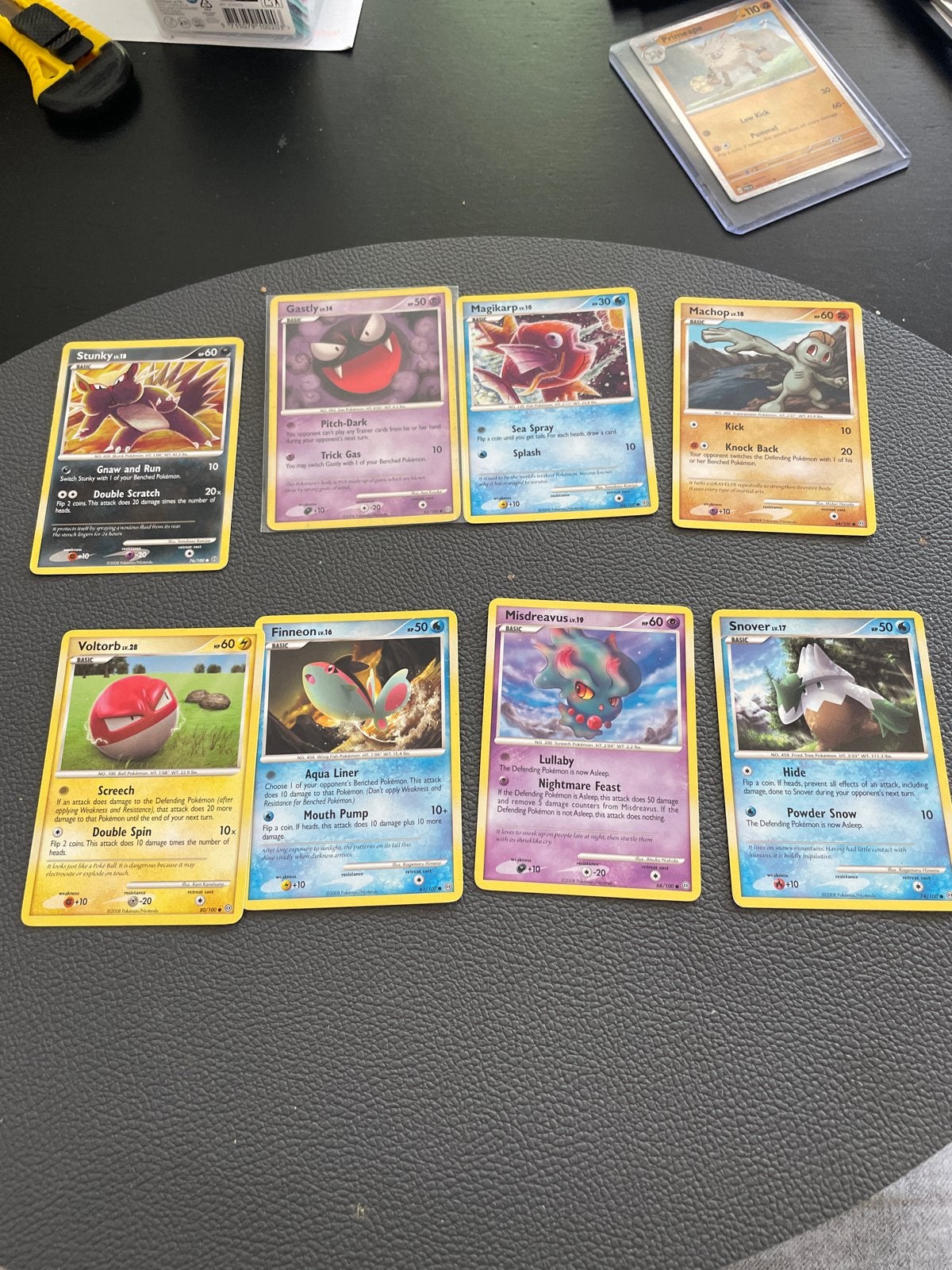 Pokémon Kaarten Set - Gastly, Magikarp, Machop en meer, Ophalen of Verzenden, Gebruikt, Meerdere kaarten
