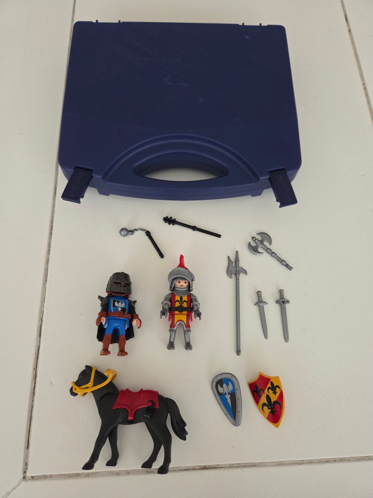 Playmobil Ridders in meeneem koffer - 5972, Ophalen