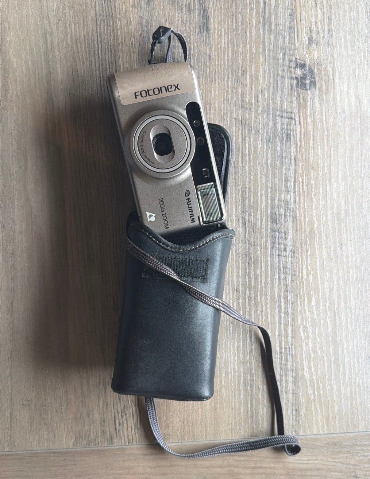 Fujifilm Fotonex 200ix Zoom APS camera met hoesje, Ophalen, Gebruikt, Compact, Fuji