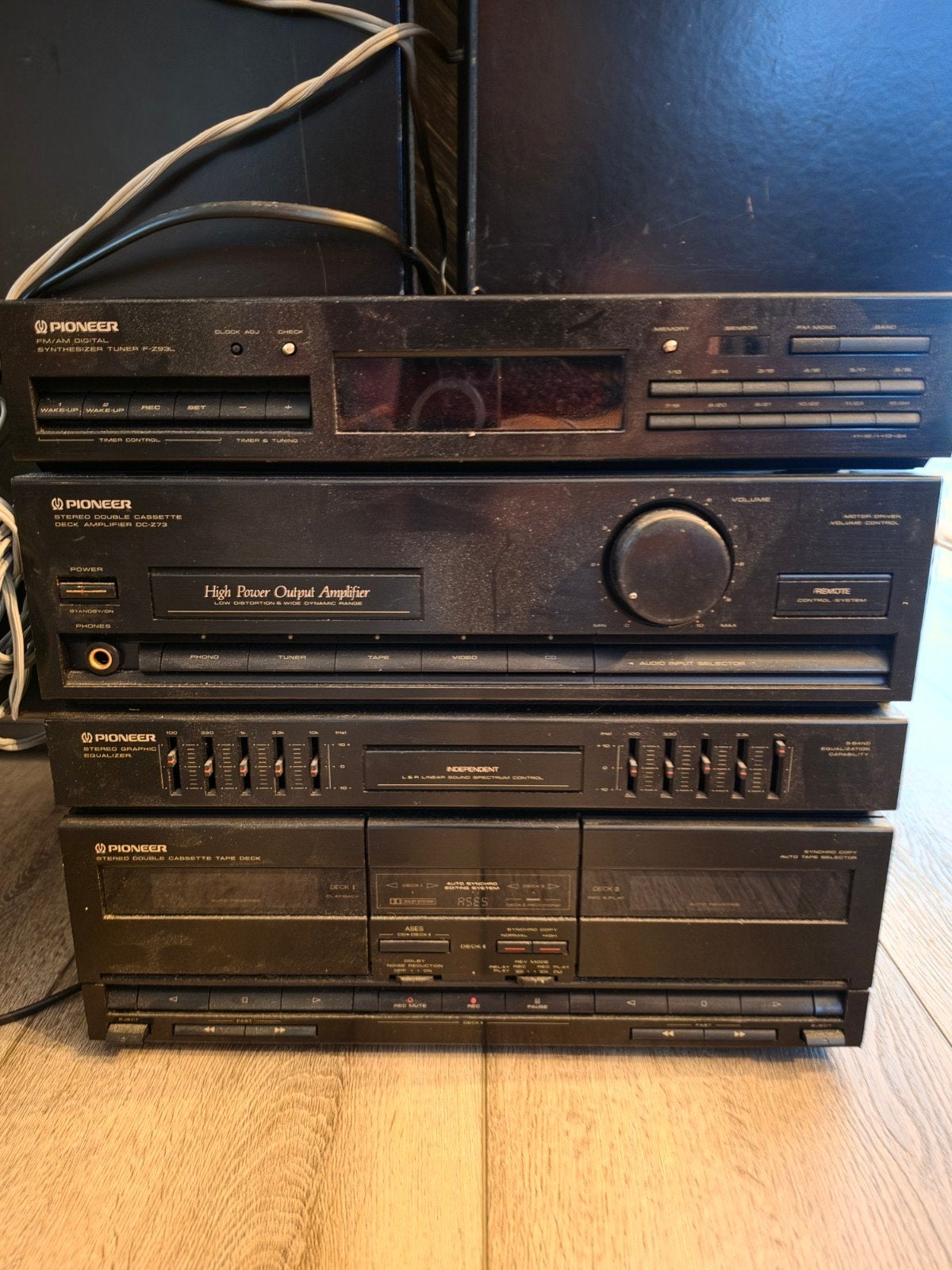 stereo set, Ophalen, Cassettedeck, Pioneer