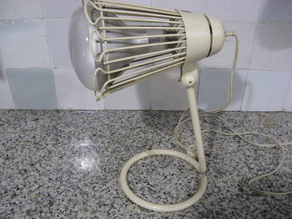 Warmtelamp Cocotte Philips1950 vintage industrele industreel, Huis en Inrichting, Lampen | Tafellampen, Ophalen, Overige typen