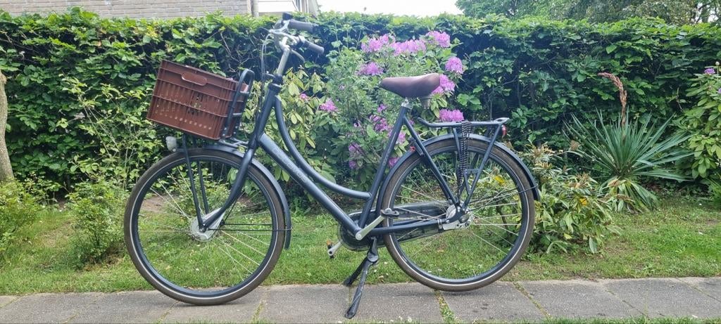 Batavus Damesfiets met Mand - Gebruikt, Fietsen en Brommers, Gebruikt, Versnellingen, Batavus, Trommelrem