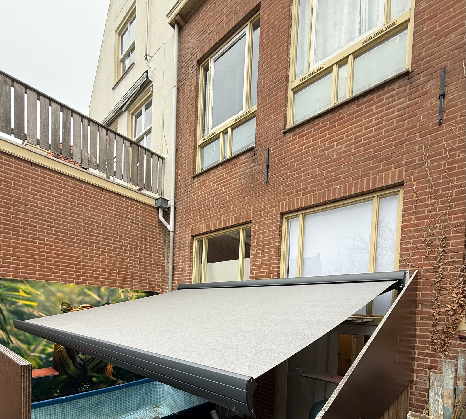 Knikarmscherm 400x300!!, Tuin en Terras, Zonneschermen, Ophalen, Zo goed als nieuw, 150 tot 300 cm, 250 cm tot 450 cm