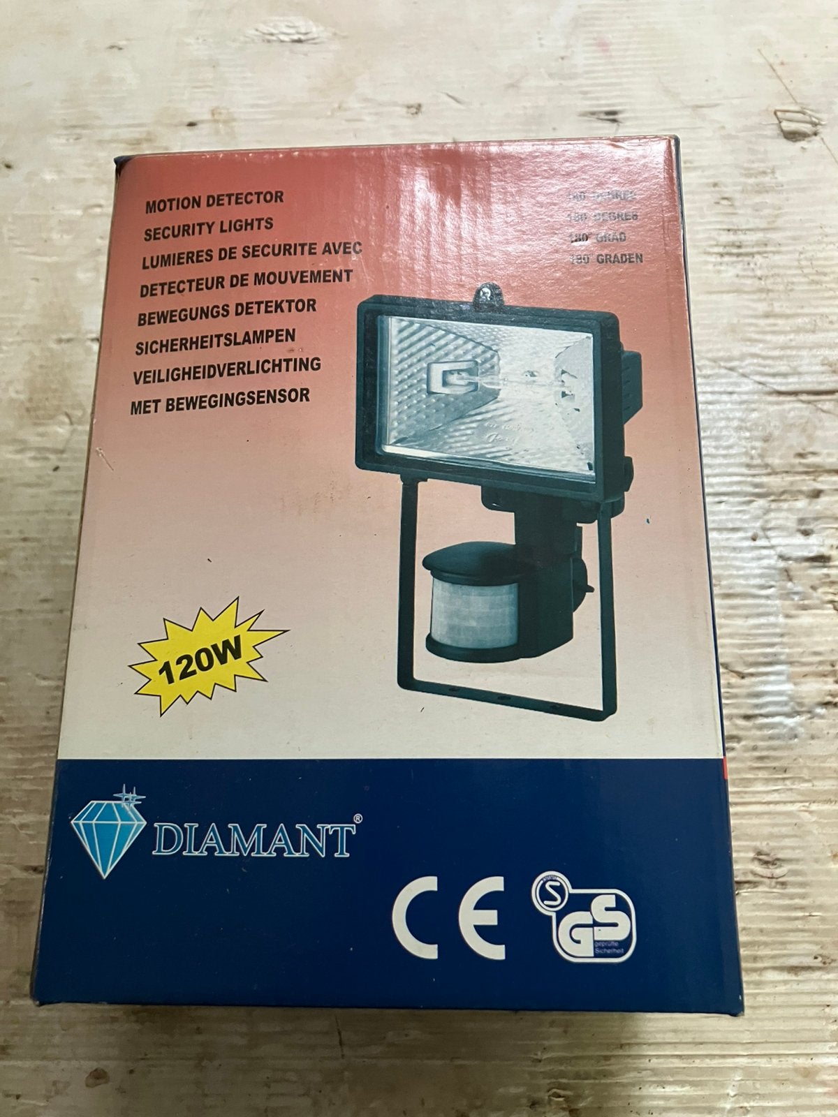 Tuinlamp met bewegingsmelder, Ophalen, Nieuw
