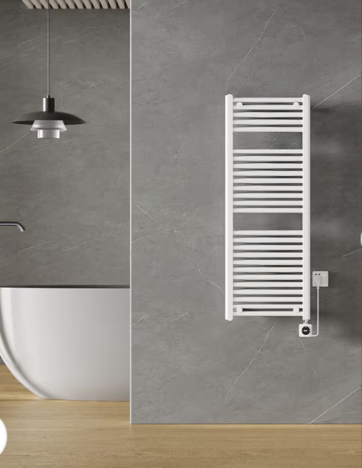 DL Radiators elektrische handdoekradiator - Nieuwstaat, Ophalen