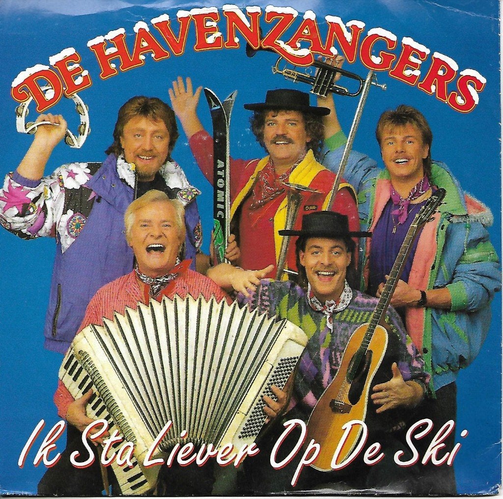 De Havenzangers - Ik sta liever op de ski, Gebruikt, 7 inch, Single, Nederlandstalig