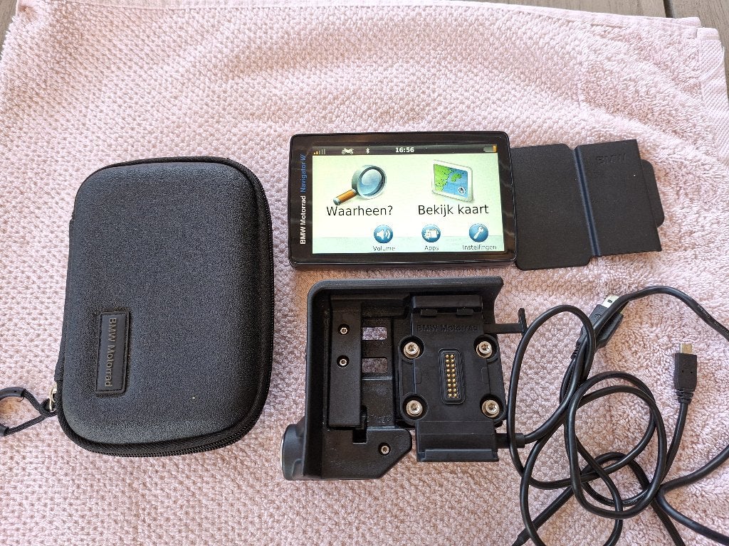 BMW GPS Garmin VI met motor houder, Motoren, Ophalen of Verzenden, Zo goed als nieuw