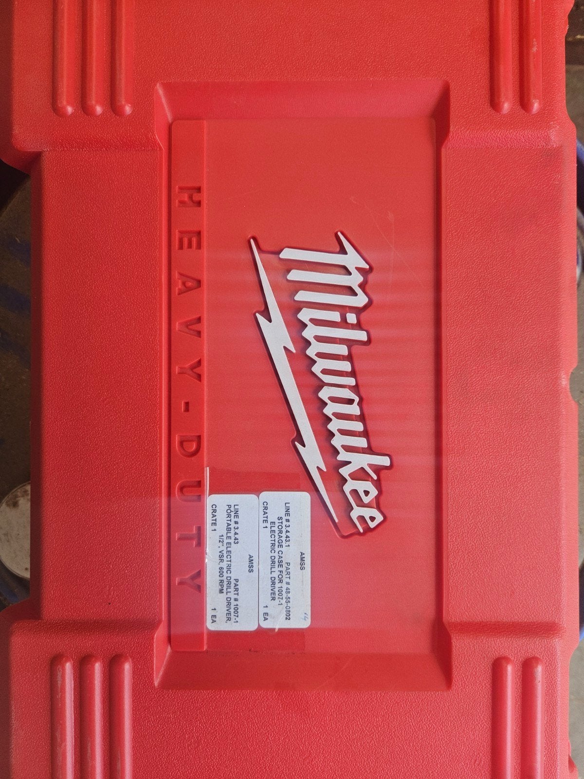 milwaukee 1007-1 d-hendel boor boormachine  1007-1 120volt, Boormachine, 600 watt of meer, Variabele snelheid, Nieuw