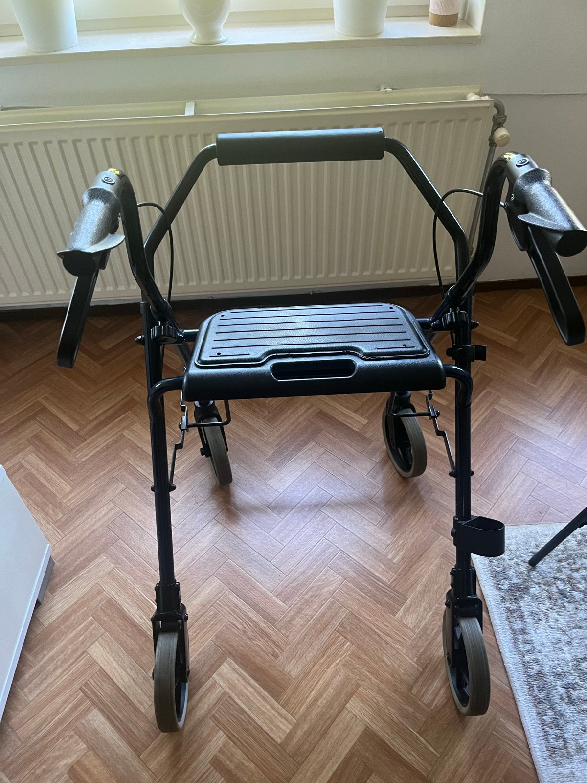 Gebruikte rollator, Ophalen