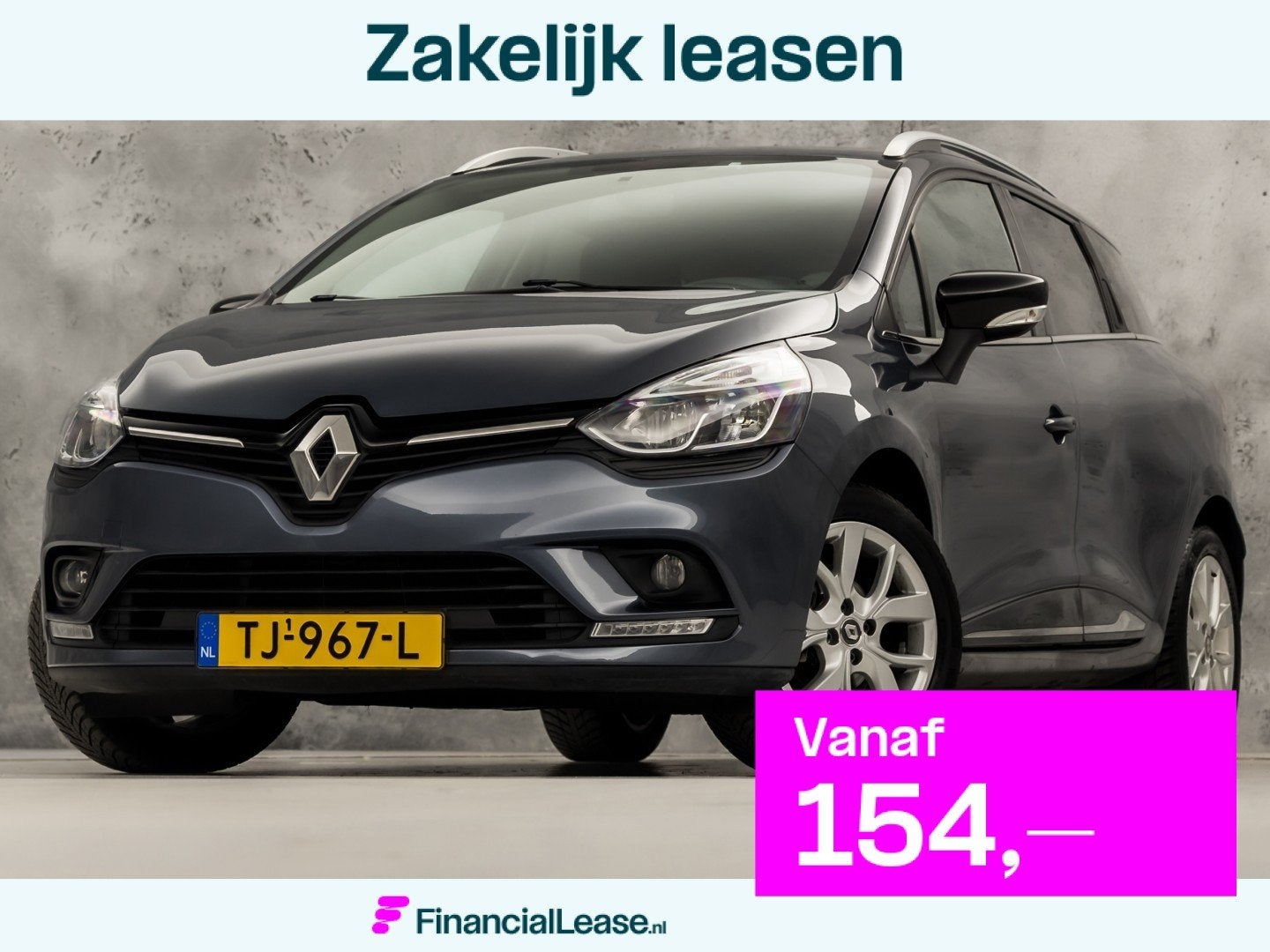 Renault Clio Estate 0.9 TCe Limited Sport (NAVIGATIE, LM VEL, Voorwielaandrijving, Gebruikt, 580 kg, 49 €/maand
