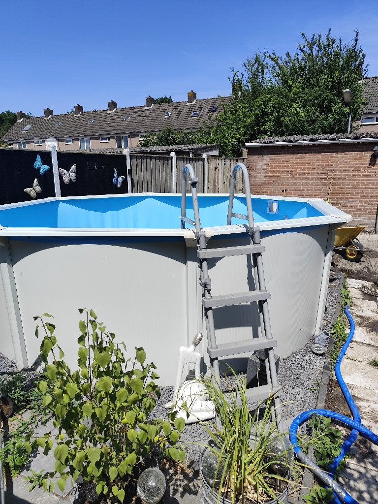 Te koop zwembad, Tuin en Terras, Opzetzwembad, 200 tot 400 cm, Rechthoekig, Ophalen
