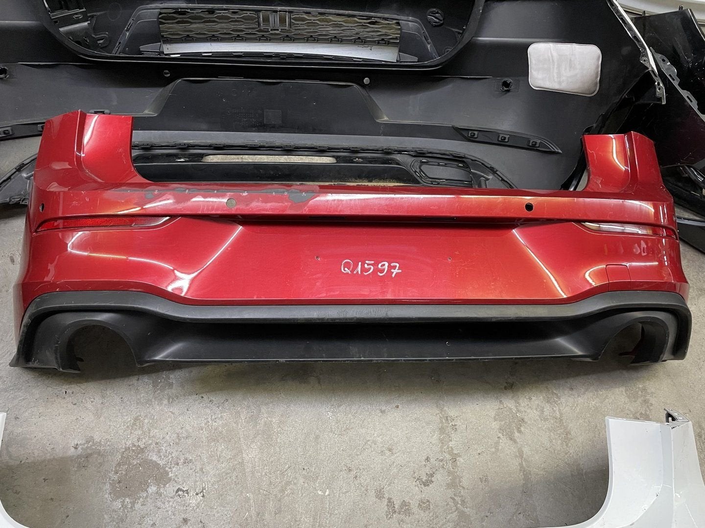 Golf 8 GTI achterbumper, Gebruikt, -, -, Ophalen of Verzenden