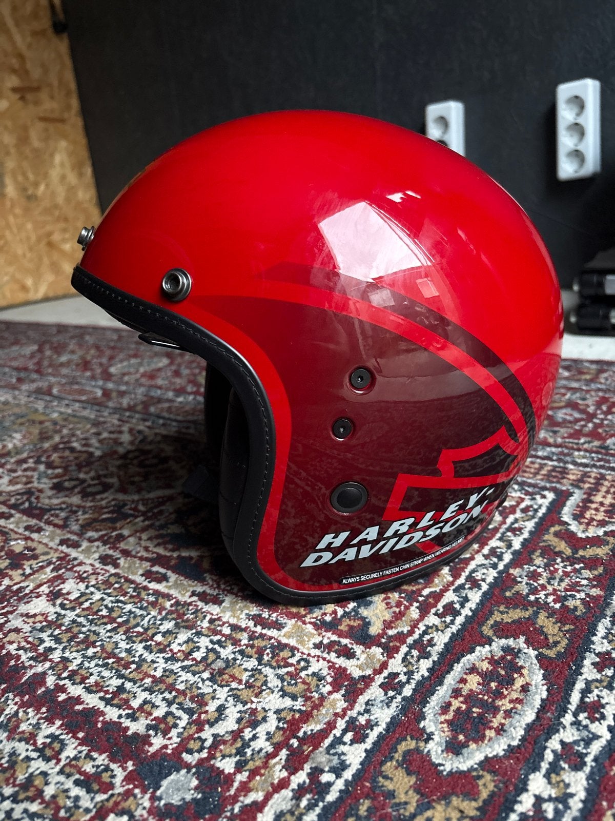 Harley-Davidson Jethelm Rood Maat S - HD-X14, Overige merken, 2525kd, Heren, Jethelm