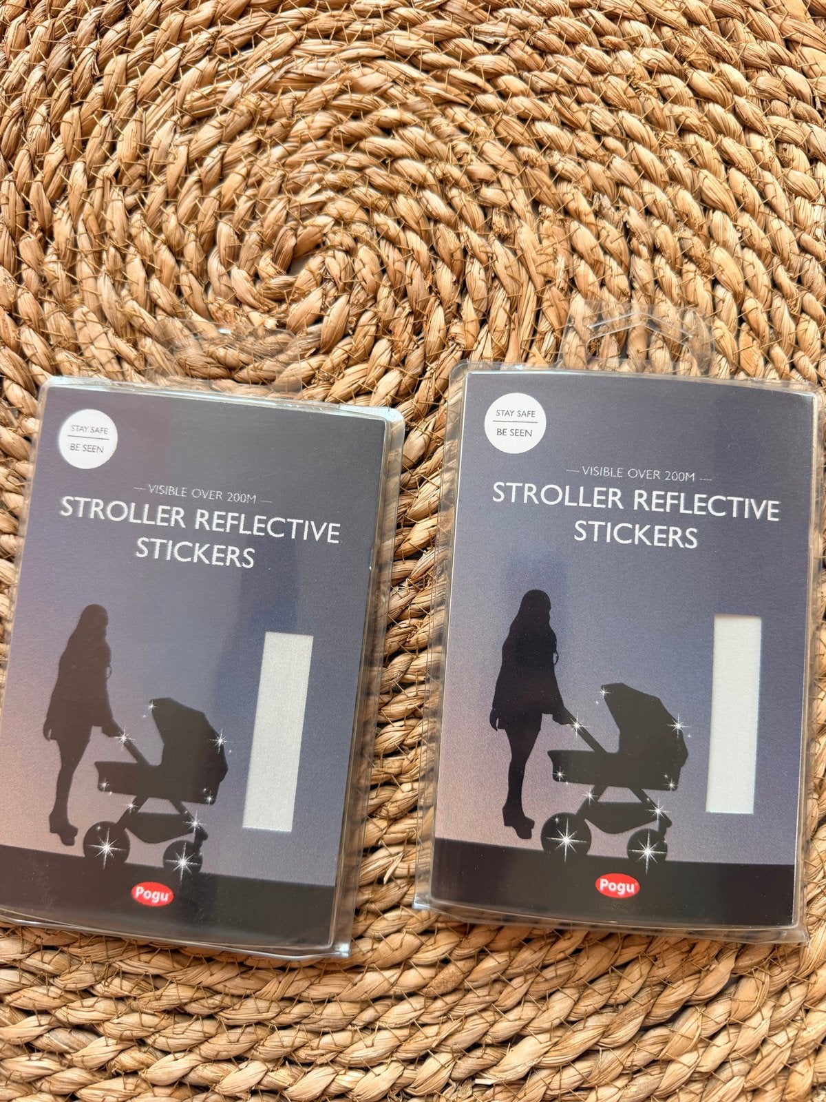 Pogu Reflecterende Stickers voor Kinderwagen - Blijf Veilig, Ophalen of Verzenden, Nieuw, Overige merken