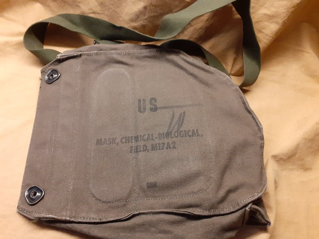 Gasmaskertas US Army M17A2, Ophalen of Verzenden, Landmacht, Amerika, Overige typen
