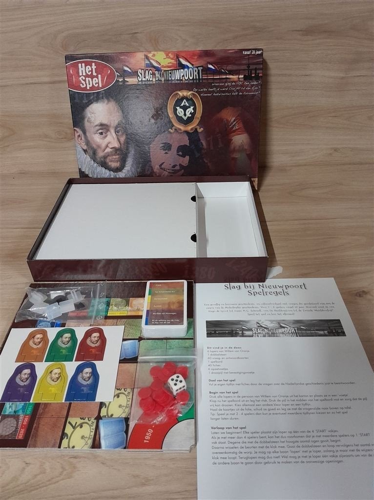 slag om nieuwpoort het spel [s1128], Hobby en Vrije tijd, Gezelschapsspellen | Bordspellen, Verzenden, Zo goed als nieuw