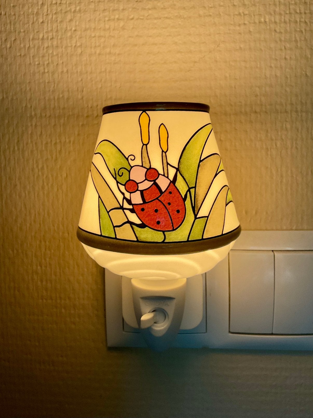 Nieuw: Stekkerlampje unieke nachtlampje tijdloos design, Ophalen of Verzenden, Nieuw, Overige materialen