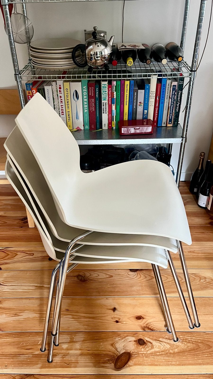 4 Kartell Maui stoelen, Huis en Inrichting, Stoelen, Ophalen, Kunststof, Gebruikt, Overige kleuren