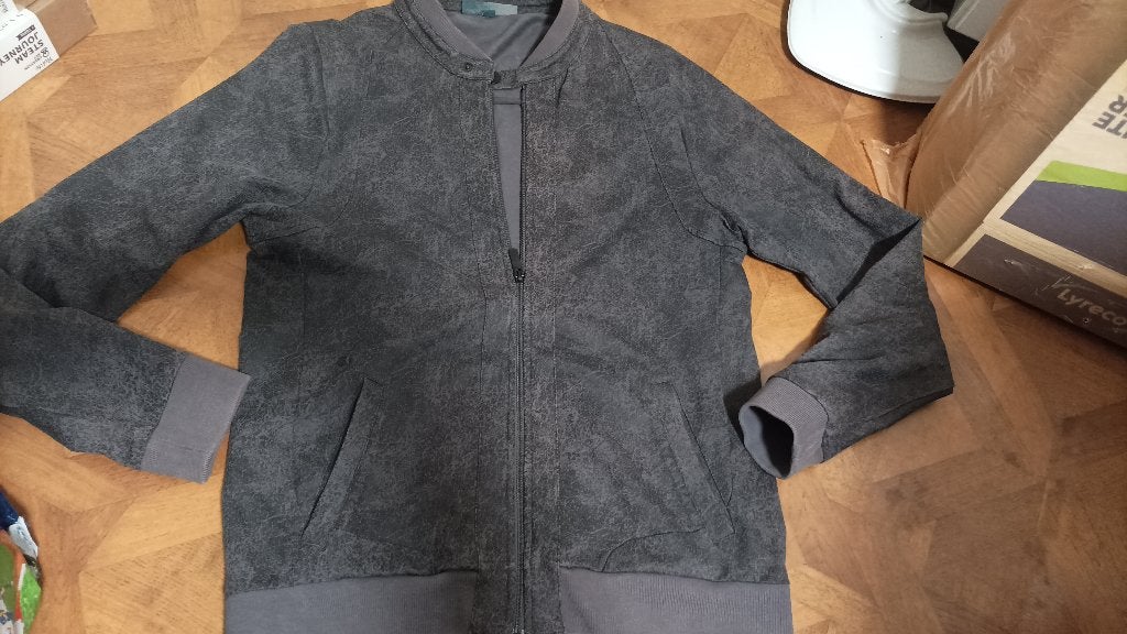 Cast Iron suedine jacket jas maat L, Maat 52/54 (L), Overige kleuren, Ophalen of Verzenden, Zo goed als nieuw