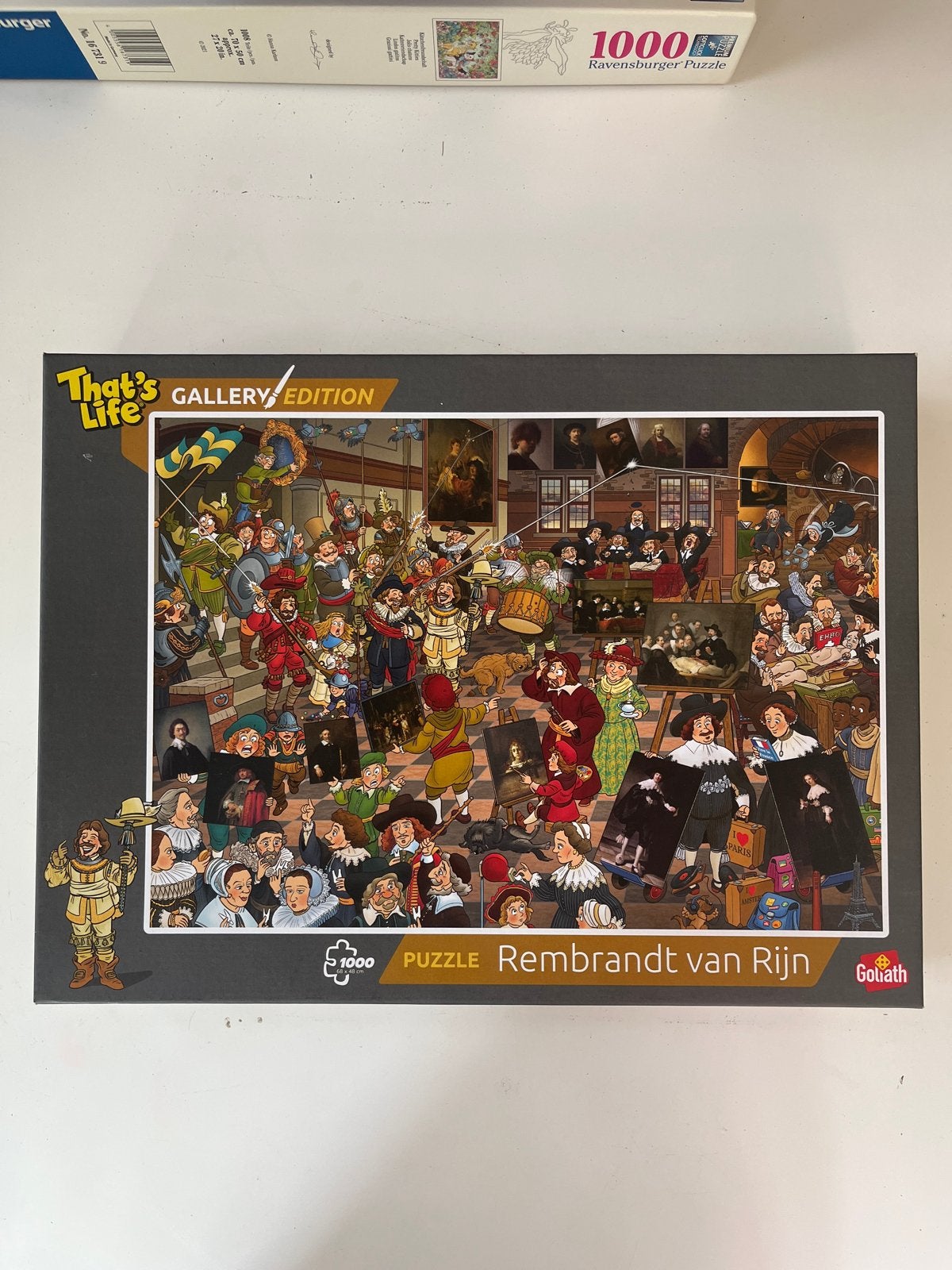 Puzzel 1000 stukjes Gallery Edition Rembrandt van Rijn, Ophalen, 500 t/m 1500 stukjes, Gebruikt, Legpuzzel