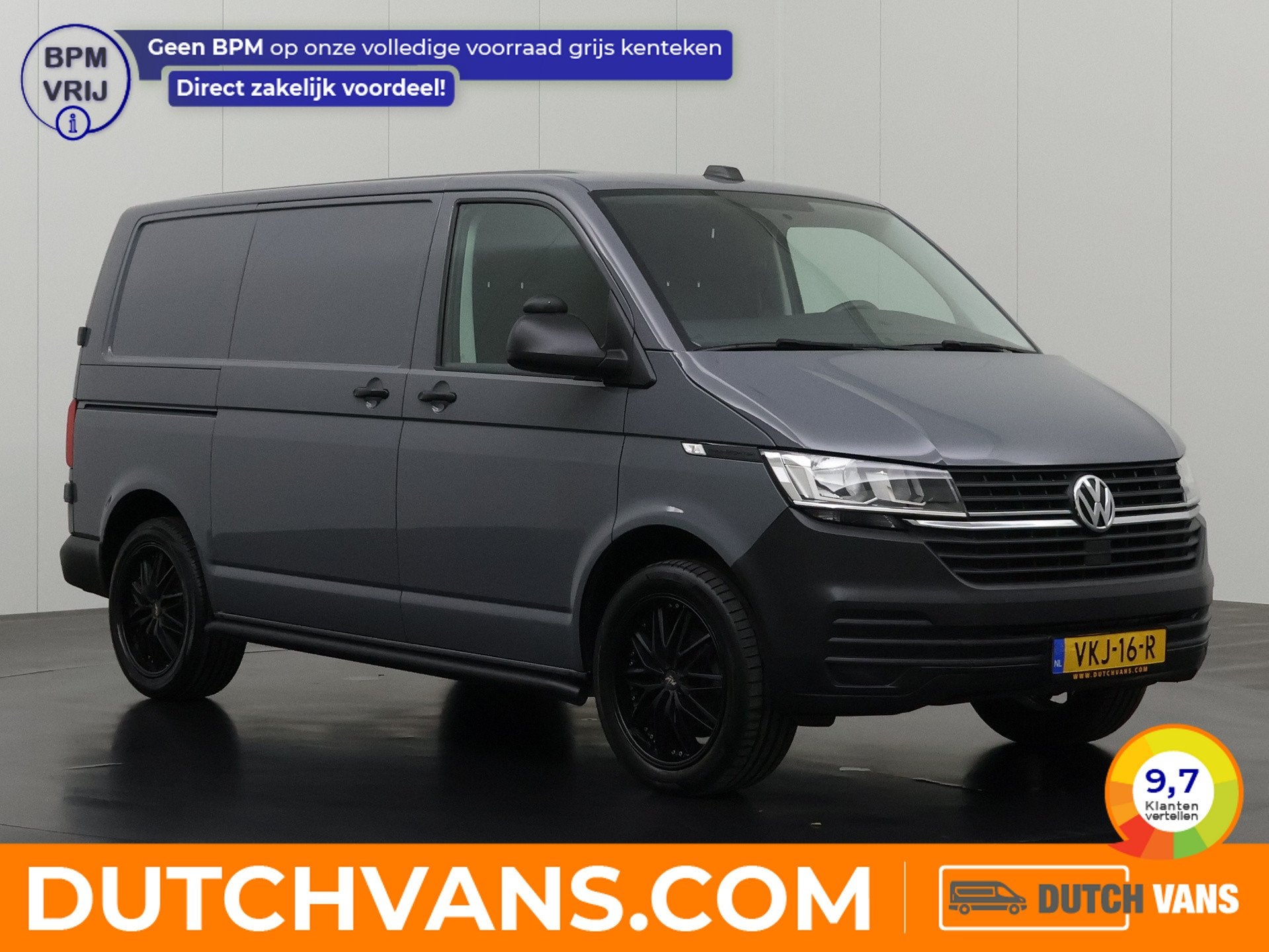 Volkswagen Transporter 2.0TDI Grey Edition | Achterdeuren |, Voorwielaandrijving, Dealer onderhouden, Stof, Gebruikt
