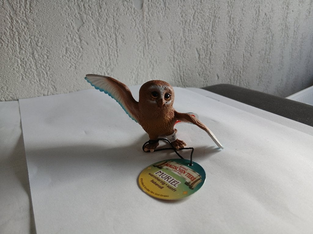 Schleich 14951 uit de serie magische dieren Muriel uil, Verzamelen, Dierenverzamelingen, Verzenden, Zo goed als nieuw, Paard, Beeldje of Figuurtje