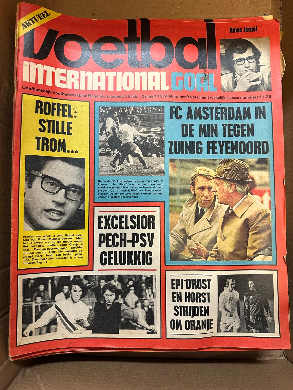 Voetbal International WK 1974 - 43 nummers (feb-dec), Ophalen of Verzenden, Gelezen, Sport en Vrije tijd