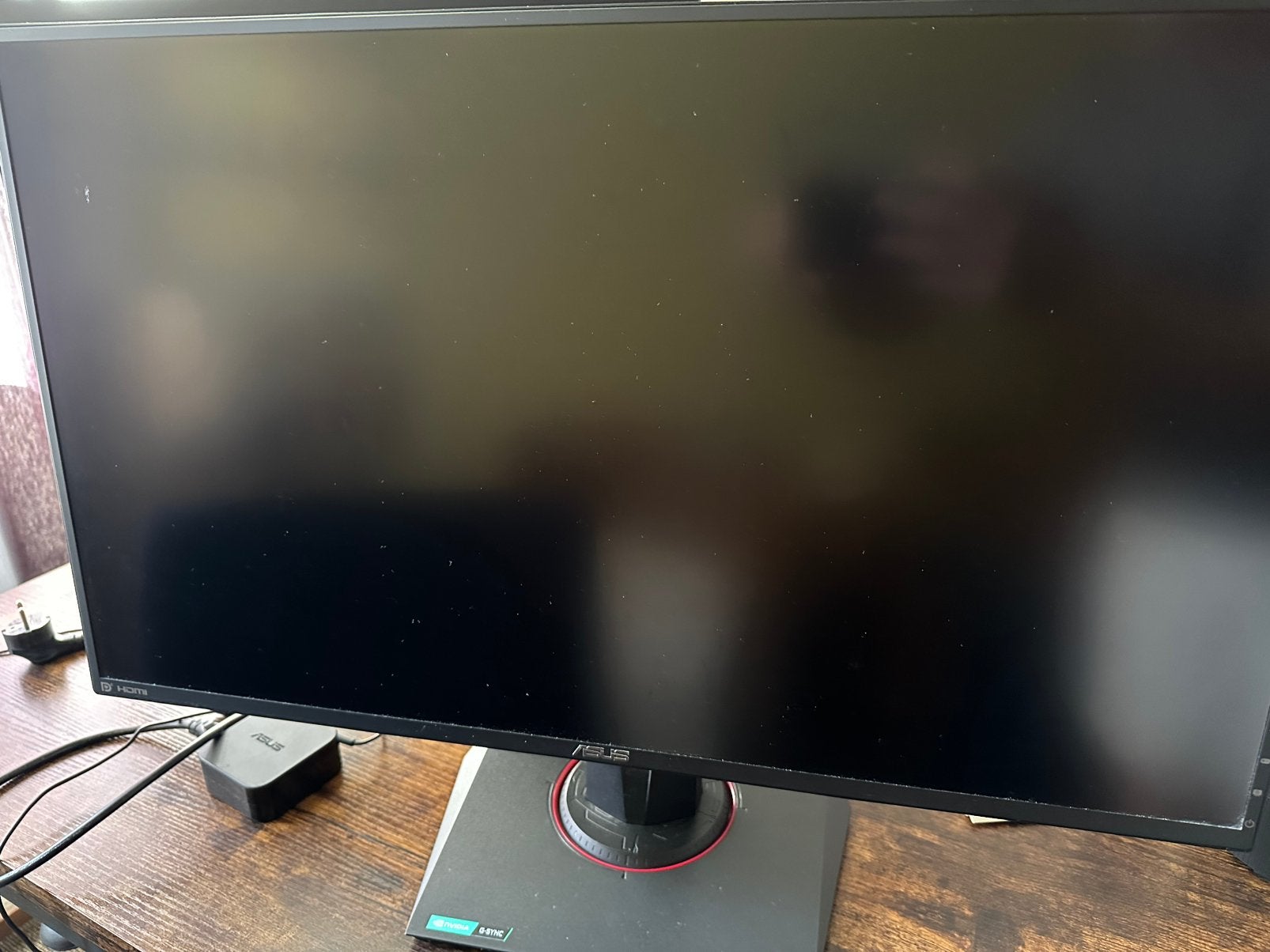 Asus tuf gaming 27inch 2560x1440 165hz monitor half defect!, Computers en Software, Gaming, IPS, Ophalen of Verzenden, In hoogte verstelbaar