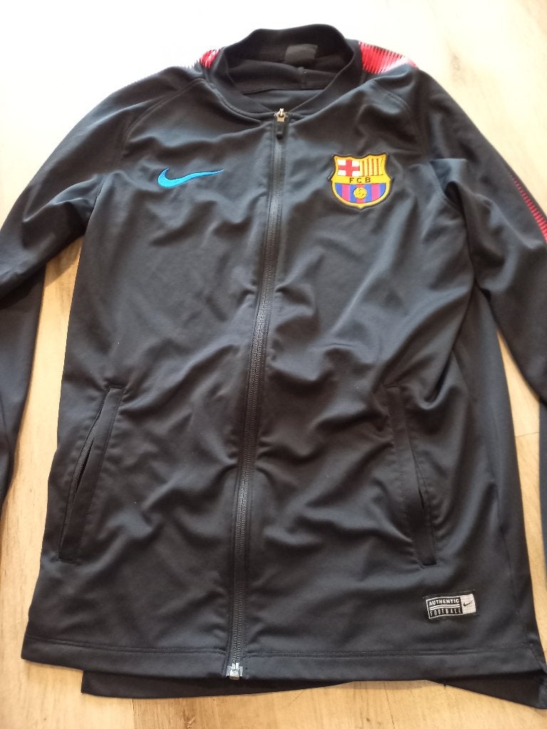 FC Barcelona Trainingsjack Nike Dri-Fit 2018/2019, Maat S, Ophalen of Verzenden, Gebruikt, Trainingspak