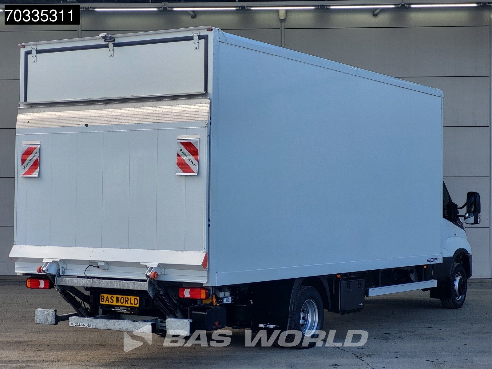 Iveco Daily 72C21 3.0L Automaat 1000KG Laadklep Luchtvering, Automaat, Stof, Gebruikt, Euro 6