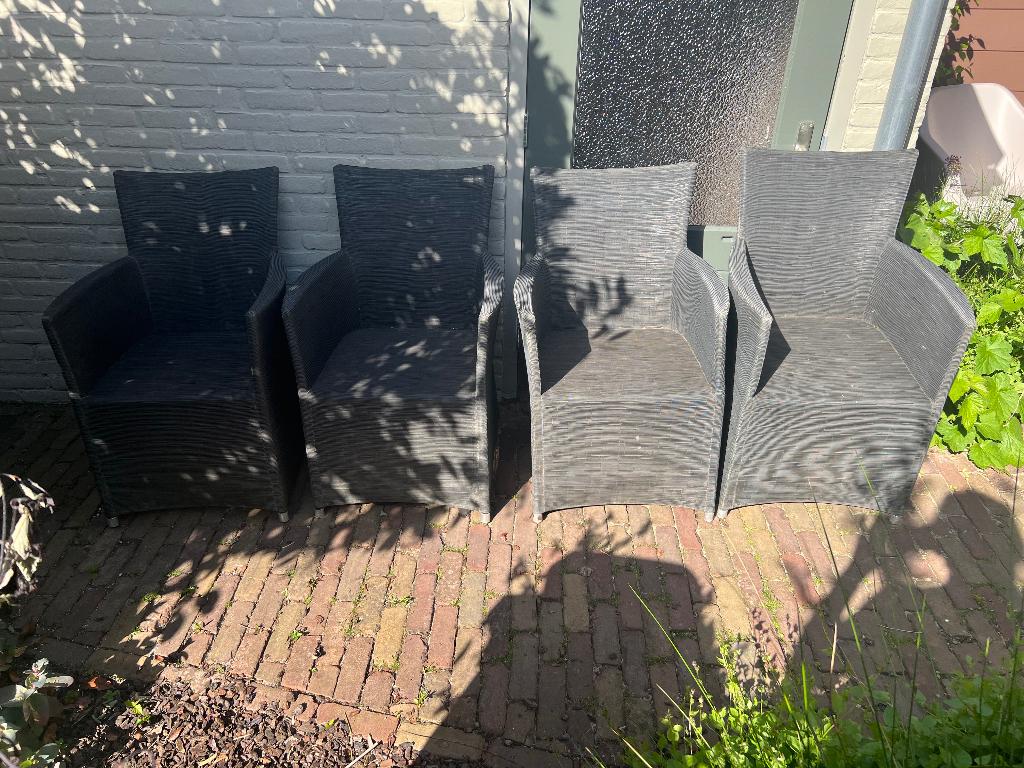 Tuinstoelen, Tuin en Terras, Ophalen, Gebruikt, Kunststof