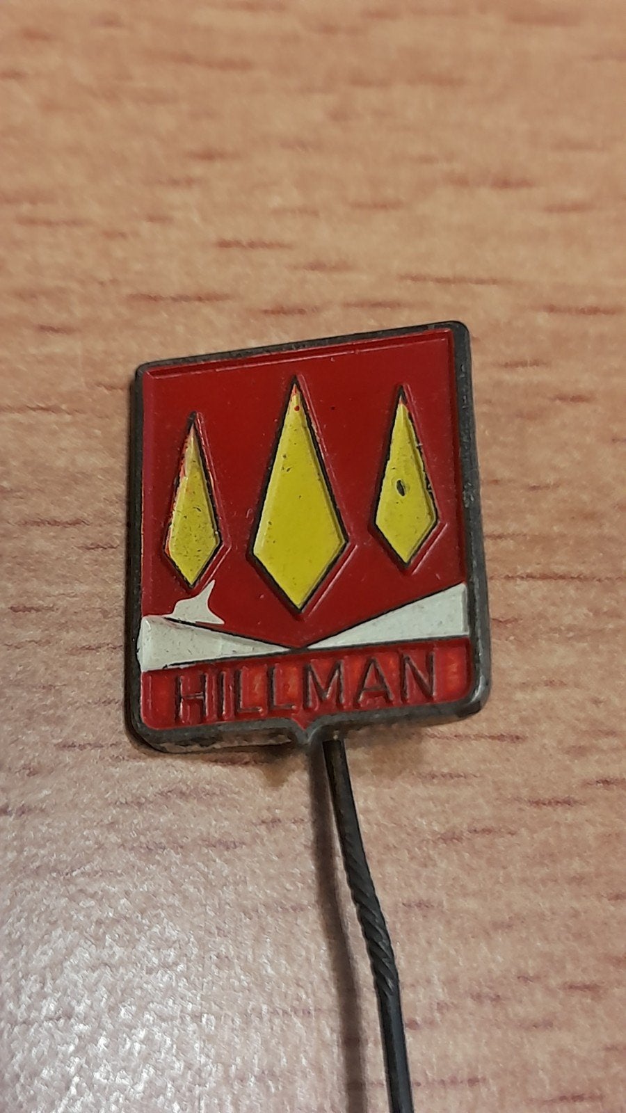 Vintage Hillman Auto Speldje - Klassieke Auto Badge, Verzenden, Gebruikt, Auto's